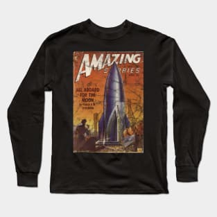 All Aboard for the Moon Long Sleeve T-Shirt